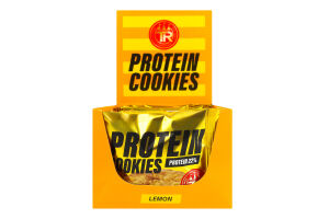 Печенье сдобное песочно-отсадное с кусочками лимона и подсластителями Protein cookies Truff Royal м/у 45г
