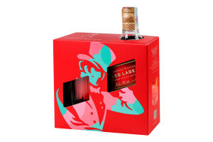 Набор Виски 0.7л 40% Red label + 1 стакан 300мл Johnnie Walker к/у 2шт
