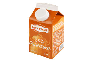 Ряженка 2.5% Farm Fresh п/п 430г