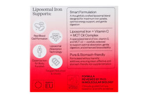 Добавка диетическая капсулы Liposomal Iron Perla 60шт