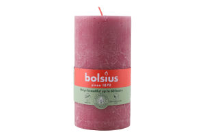 Свічка трояндова 13х6.8см №103668790339 Bolsius 1шт