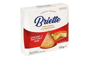 Сир 60% м'який Creamy&Buttery Red Briette к/у 125г