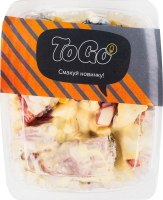 САЛАТ З ШИНКОЮ ТА ГРИБАМИ 250Г TO GO