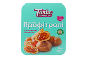 Тістечка зі згущеним молоком Профітролі Tarta к/у 120г