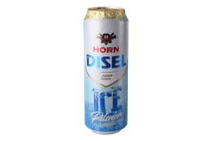 Пиво 0.568л 4.7% светлое фильтрованное пастеризованное Ice Pilsner Horn Disel ж/б
