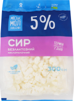 Сир кисломолочний 5% безлактозний Міськмолзавод №1 м/у 300г