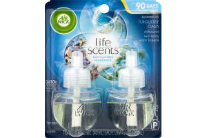 Air Wick Life Scents Scented Oil Refills Turquoise Oasis - 2 CT