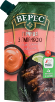 Гірчиця з паприкою та соком лайма нестерилізована Верес д/п 120г