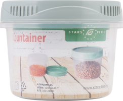 Контейнер круглый 500мл Stars Plast 1шт