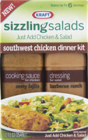 Kraft Sizzling Salads Southwest Chicken Dinner Kit