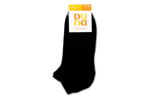 Шкарпетки дитячі чорні короткі р.22-24 Duna