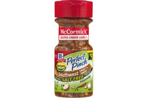 McCormick Perfect Pinch Southwest Sweet'n Smoky Seasoning Salt Free
