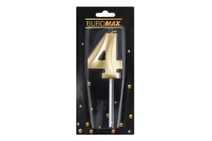 Свічка Buromax Цифра 4