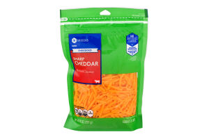 SE Grocers Shredded Sharp Cheddar Natural Cheese