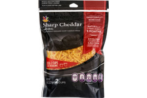 Ahold Sharp Cheddar Traditionlly Shredded