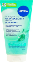 Гель для вмивання очищаючий з океанічними водоростями + цинк Nivea 150мл