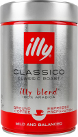 Кофе жареный молотый Сlassico Illy ж/б 250г