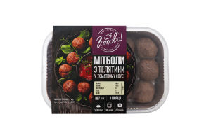 Мітболи Готово телячі у пікантному соусі 340г