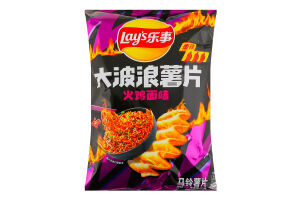 Чипси Lay's картопляні смак гарячої курки-локшини