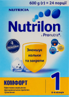 Смесь сухая для детей от 0 до 6мес Комфорт 1 Nutrilon к/у 600г