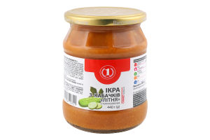 Ікра з кабачків Літня ТМ "1" с/б 440г