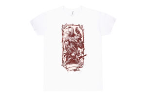 Футболка Sol's Imperial Cossack with hawk білий S