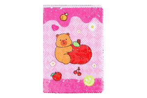 Блокнот ZiBi KidsLine Capybara А5 текстильн 80арк