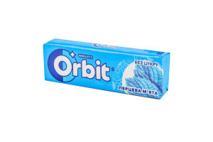 Резинка жевательная без сахара с подсластителями Перечная мята Orbit м/у 14г