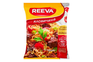 Локшина швидкого приготування зі смаком яловичини Reeva м/у 85г