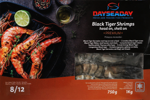 Креветки тигрові з головою с/м