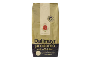 Кава смажена в зернах без кофеїну Promodo Dallmayr м/у 500г