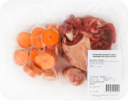 Яловичий суповий набір з овочами охол фасований