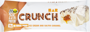Батончик протеиновый глазированный с подсластителями со вкусом мороженого и соленой карамели Crunch bar FitWin м/у 60г