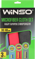 Набір ганчірок з мікрофібри 30*40см 3шт Winso