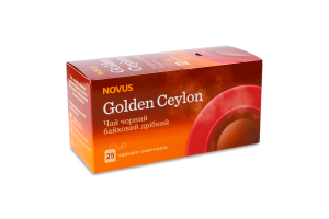 Чай черный байховый мелкий Golden Ceylon Novus к/у 25х1.5г
