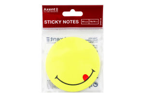 Блок паперу Axent Smile 50 арк. з клейким шаром 70