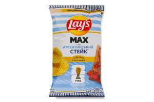 Чипсы картофельные Аргетинский стейк Max Lay's м/у 95г