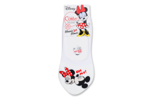 Носки-следы женские Conte Minnie Mouse №18С-198СПМ 25 белый