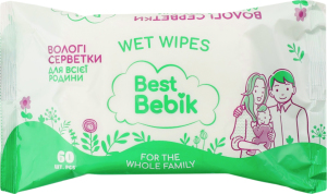 Серветки вологі д/всієї родини 60шт Best Bebik