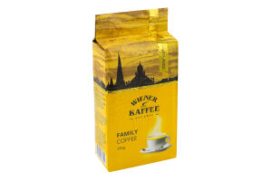 Кофе натуральный жареный молотый Lvivska family coffee Wiener Kaffee в/у 250г