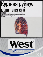 Сигареты с фильтром West Silver XL 25шт