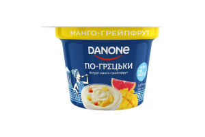 Йогурт 3.5% с наполнителем Манго-грейпфрут По-гречески Danone ст 150г