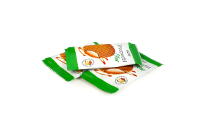 Вафлі "Stroopwafel mini" з карамельною начинкою та тертим фундуком ТМ SALEKS