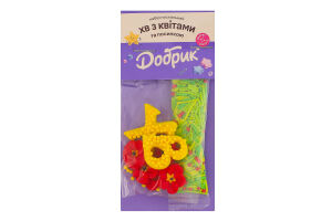 Набір кондитерських декорацій пасхальний з посипкою 5г ХВ з квітами Добрик м/у 7шт