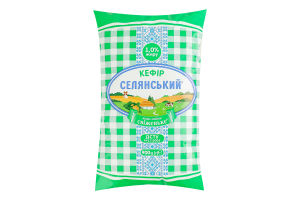 Кефір 1% Селянський м/у 900г