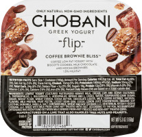 Chobani Greek Yogurt Flip Coffee Brownie Bliss