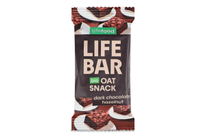 Батончик Lifebar вівсяний з шокол-фундуком органіч
