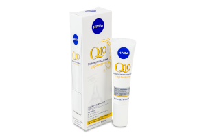 Крем для кожи вокруг глаз укрепляющий против морщин Q10 Сила Nivea 15мл