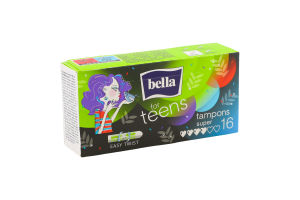 Тампони For teens super 16шт Bella