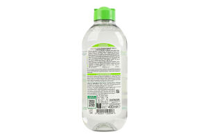 Вода міцелярна для очищення комбінованої шкіри обличчя Skin naturals Garnier 400мл